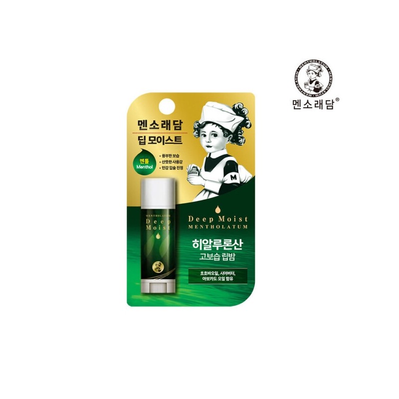 Mentholatum Deep Moist Lip Balm Menthol 4.5g / 멘소래담 딥
