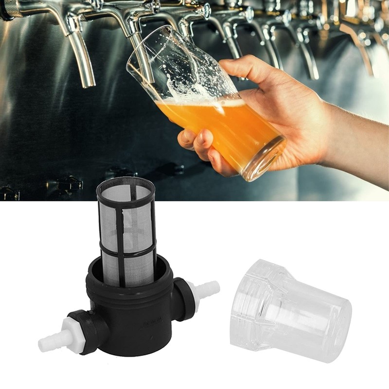 Beer Filter with 2 Barbs , Inline Beer Filter Home