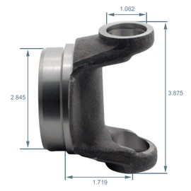 BUYMACHINERYPARTS 2-28-1697 Tube Weld Yoke for 1330 series 3.000 X .083" W Tube