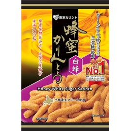 Tokyo Karinto Hachimitsu Karinto Shirohachi 90g (Pack of 5), Japanese Traditional Deep-Fried Wheat Crackers with Honey White Sugar Sweets Snacks Wagashi, MADE IN JAPAN, Limited Stock