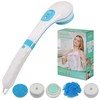 OWIIZI Electric Bath Brush Back Scrubber for Shower, Detachable Long