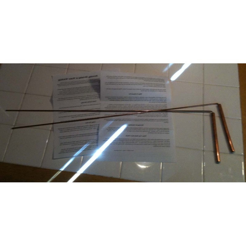 Large Copper Dowsing Rods