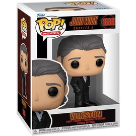 POP Movie: John Wick Chapter 4 - Winston Funko Vinyl Figure (Bundled with Compatible Box Protector Case), Multicolored, 3.75 inches