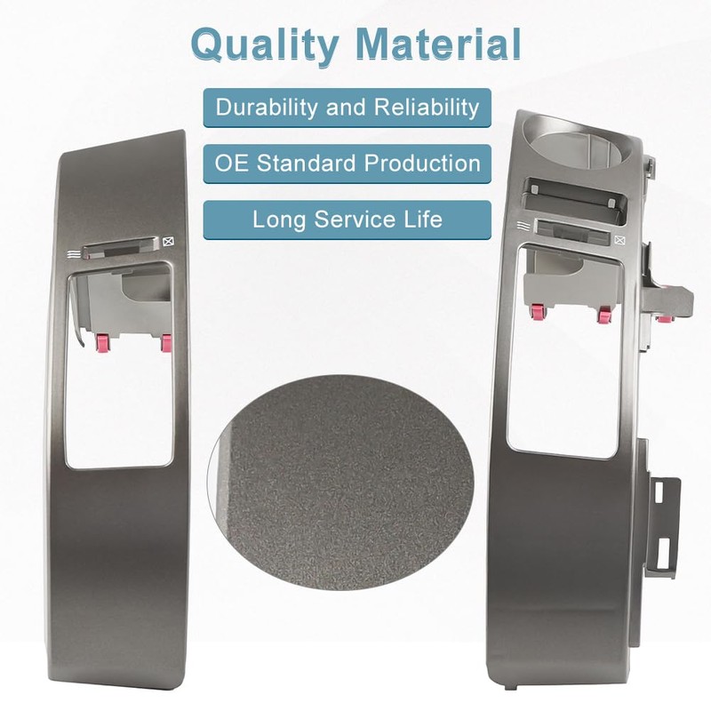 VANJING Pair Center Dash A/C Outlet Vent Trim Panel, Center
