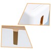 KOMBIUDA Cable Ties Organizer Box with Bamboo Lid Durable Charging