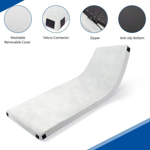 Unbranded 75"D x 38"W Portable Memory Foam Camping Mattress Roll