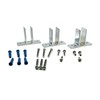 Urinal Screen Pack-3 Two Ear Brackets w/Fasteners Die Cast Zamac