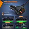 Nilight 2PCS 70 Inch Emergency Strobe Light Strip 1125 LED