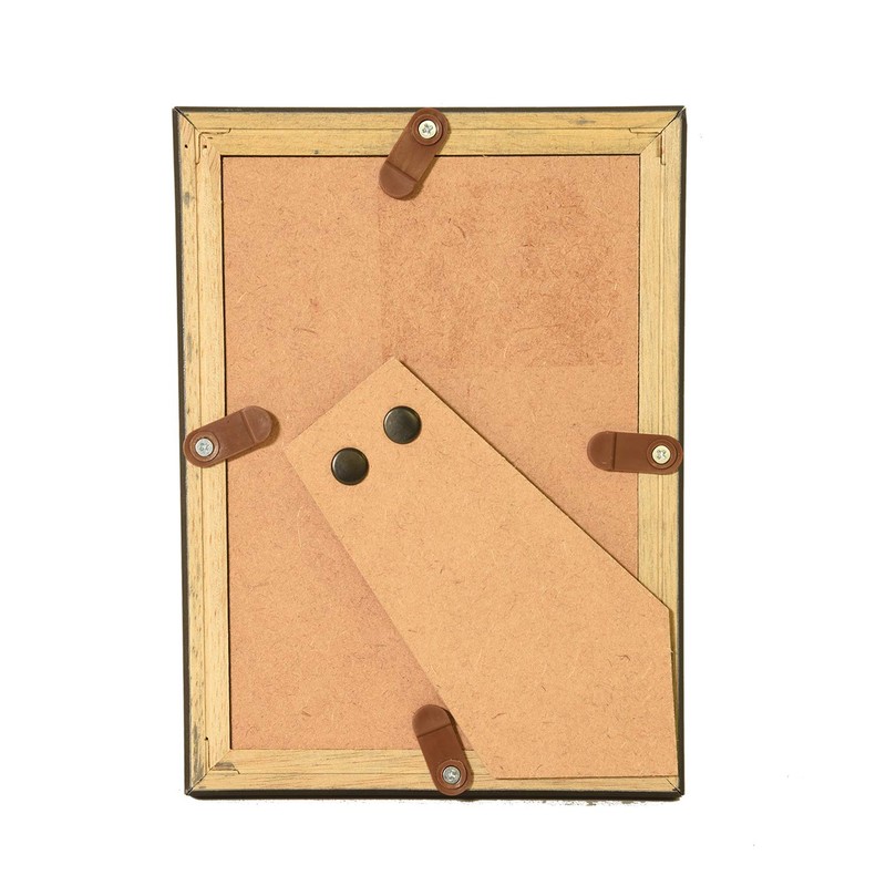 FUJICOLOR 404986 Portrait Picture Frame, Size L, Black Wood, Non-Reflective