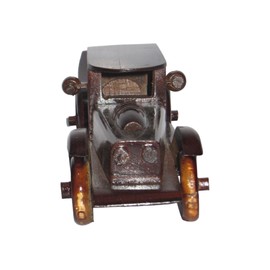 Brave Wings Hand Carved Wooden Decoration ~ Limousine Car 28.5cm Long ~ Ornament Sculpture Figurine Statue Unique Table Decoration Home Decor Collectibles ~ 5317