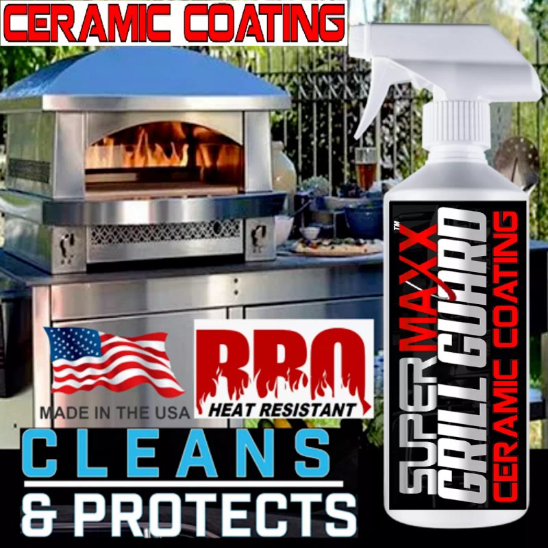 SUPERMAXX STAINLESS STEEL BBQ GRILL POLISH CERAMIC COATING CLEANER STAIN