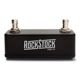 Rock Stock Dual Foot Switch Pedal - Versatile TRS Auxiliary Guitar Pedal - Expand Your M...