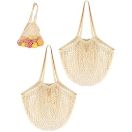 TPZORJX 2 Pack Rope Bag, Reusable Rope Bag, Rope Bag, Organic Cotton Rope Bag, Rope Bag, Rope Bag