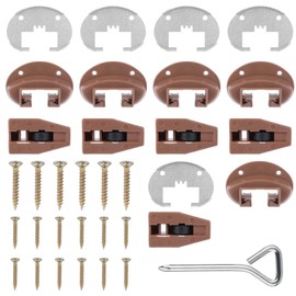 5 Sets Drawer Guide Kit, Replacement Drawer Slides Drawer Track Guide Dresser Drawer Center Mount Drawer Slides Drawer Repair Kit Compatible with Rite-Trak II Model #KRT2-168