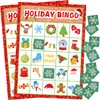 FANCY LAND Christmas Bingo Game for Kids 24 Players Holiday
