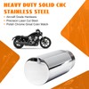 Eumti 39mm Fork Tube 3" Extension Kit Chrome Compatible With
