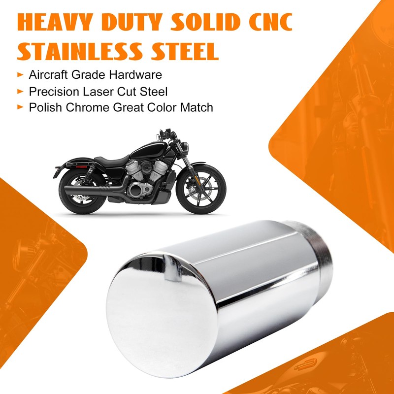 Eumti 39mm Fork Tube 3" Extension Kit Chrome Compatible With