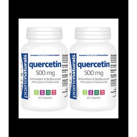 Prairie Naturals [2 FOR DEAL] Quercetin 500mg 60 Vegi Capsules