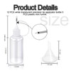 YGDZ Precision Tip Applicator Bottles, 12 Pcs 1oz Needle Fine
