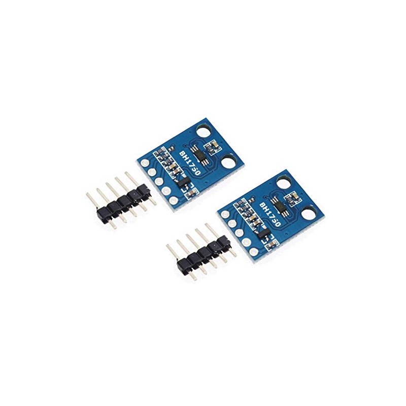TECNOIOT 2pcs GY-302 BH1750 BH1750FVI Light Intensity Illumination Module |