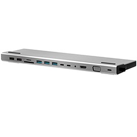 Apex Aqual 14-in-1 Docking Station, Silver, Large