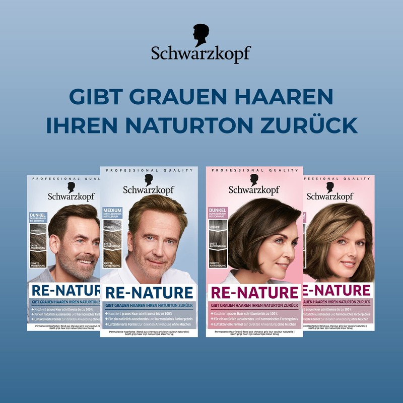 Men Perfect Re-Nature Men's Medium Blonde to Medium Brown (3