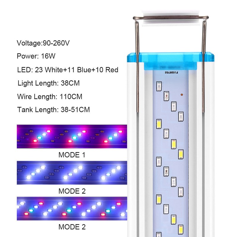 Ultra-thin Aquarium Light LED Light 8 Watts for 7 to