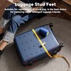 Luggage Bottom Side Stand Feet Replacement Stud Foot Pad for