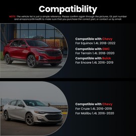 Hsingach Fuel Injectors 4Pcs Compatible with Chevy Equinox 1.4L 2018-2022 Malibu 1.4L 2016-2020 Cruze Encore 1.4L 2016-2019 GMC Terrain 1.4L 2018-2020,55577403