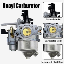 HUAYI P19 Carburetor for Honda GX160 GX200 5.5HP 6.5HP 16100-ZH8-W61 16100-ZL0-W51 Predator 196cc 212cc 224cc OHV Engine