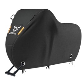 EVERBUL Bike Cover for 2 or 3 Bikes 87'' L x 47'' W x 47'' H, Outdoor Waterproof Bicycle Covers with Lock Hole, 420D Heavy Duty Fabric Rain Sun UV Dust Wind Proof for Mountain, Road Bike, EBike