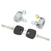 Pair of Front Door Lock Cylinder Set 6905135070 Aluminum Alloy