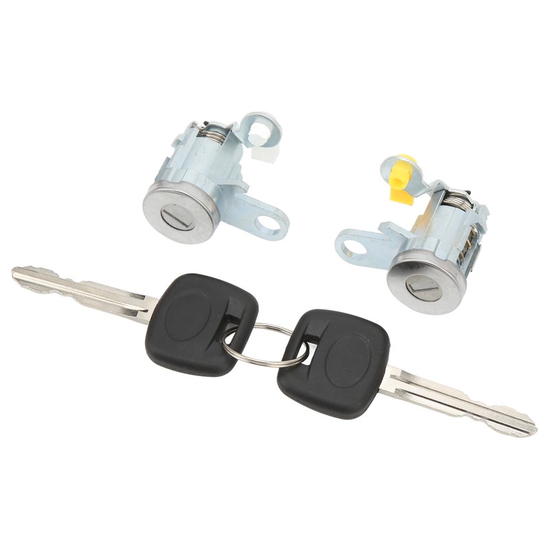 Pair of Front Door Lock Cylinder Set 6905135070 Aluminum Alloy