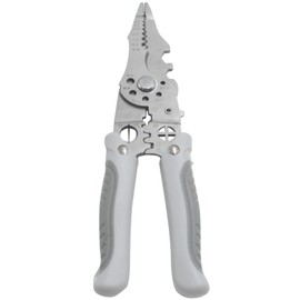 21 In 1 Wire Stripper, 8.2 Inch High Carbon Steel Multi Function Wire Stripping Tool for Electrical Wire Cutter and Wire Crimper (silver, 21 in 1)