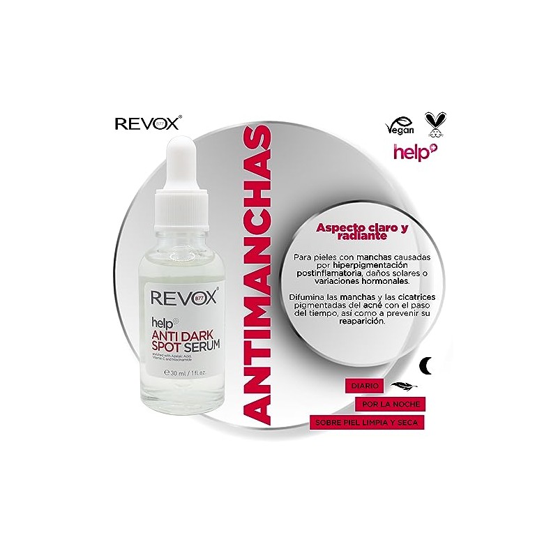 REVOX B77 HELP PACK SUERO ANTIMANCHAS - CREMA FACIAL ANTI-IMPERFECCIONES