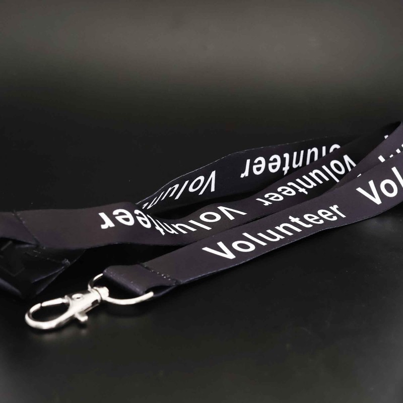 Volunteer Lanyards with Safety Break – 20mm Wide, Pack of