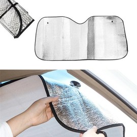Aluminum foil suction bubble wrap sunshade for cars side and rear windows UV rays, sunlight, sun, car heat blocking curtains, blinds, shades / 은박 흡착 뽁뽁이 햇빛가리개 차량용 옆 뒷 유리 자외선 햇빛 태양 자동차 열기 차단 커튼 블라인드 가림막