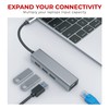 Nikkai USB C Hub Adapter, 4-in-1 with 3x USB-A 3.0