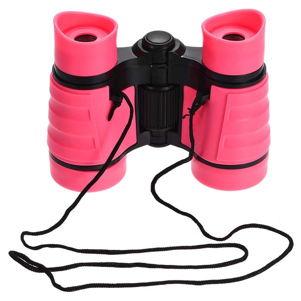 uxcell Binoculars 4X30 Compact Foldable Binoculars Shock Proof Pink with