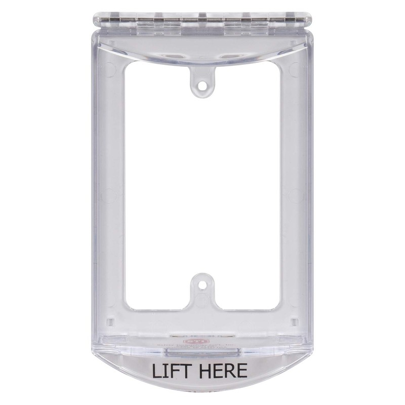 Safety Technology International, Inc. STI-6519 Single-Gang Hinged Clear Protective Polycarbonate