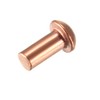sourcing map 100pcs 1/8" x 15/64" Copper Round Head Copper