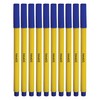 ZOFAX Felto Felt Tip Colouring Pens, BLUE, Fine Point, Pack