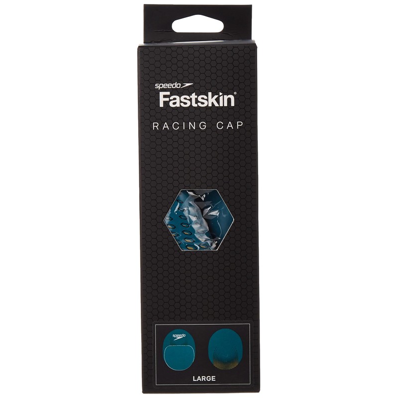 Speedo Fastskin Cap Au Hats, Unisex Adult, Nordic Teal/Gold Metallic/Black,