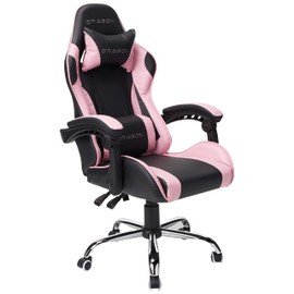 Silla Gamer Ergonómica Dragón XT Modelo Falkor Color Negro-Rosa, NE-461RS                                                                             