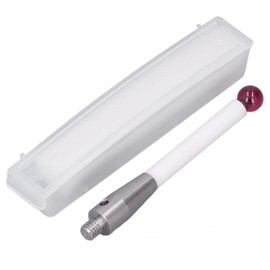 Stainless Steel Ceramic CMM Probe Pin, M4 Thread Shaft, 6mm Ruby Ball Tips, Touch Tool Tip with Three Coordinates for Machine Tools