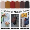 Tikjiua 30 Pcs Leather Key Fob Kit, Rectangular PU Leather