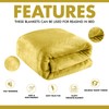 Lions Fleece Throw Blanket - 100% Polyester, Ultra Soft Faux