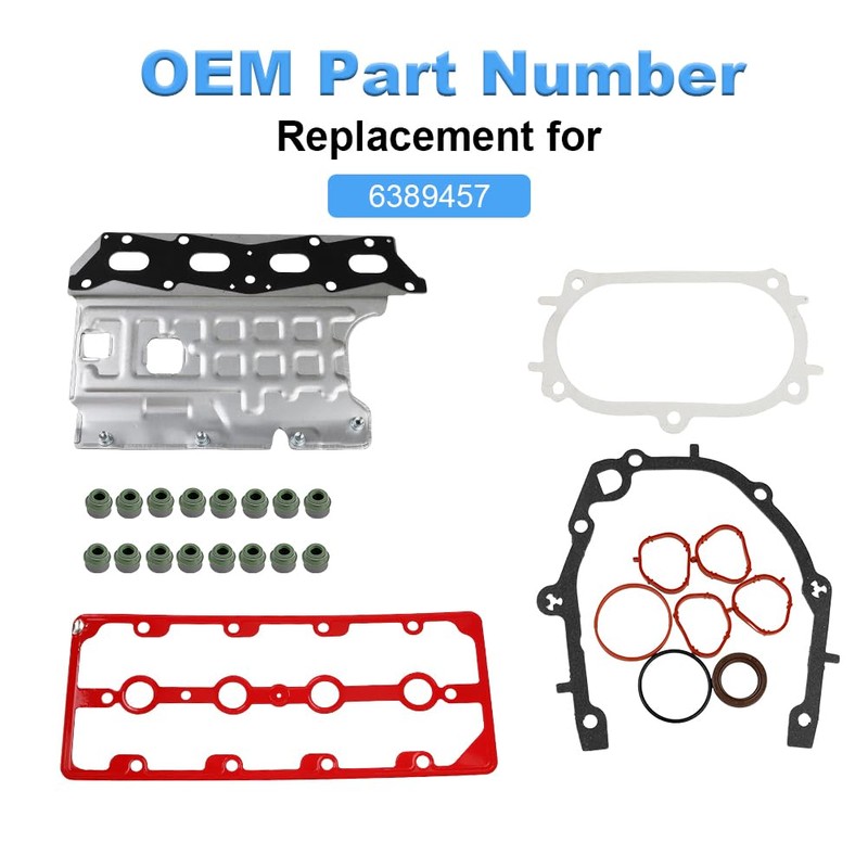 VANJING Engine Cylinder Head Gasket Set Compatible with Fiat 500