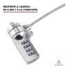 Importeek 3pz Candado Cable Seguridad Computadora Pc Laptop Portatil
