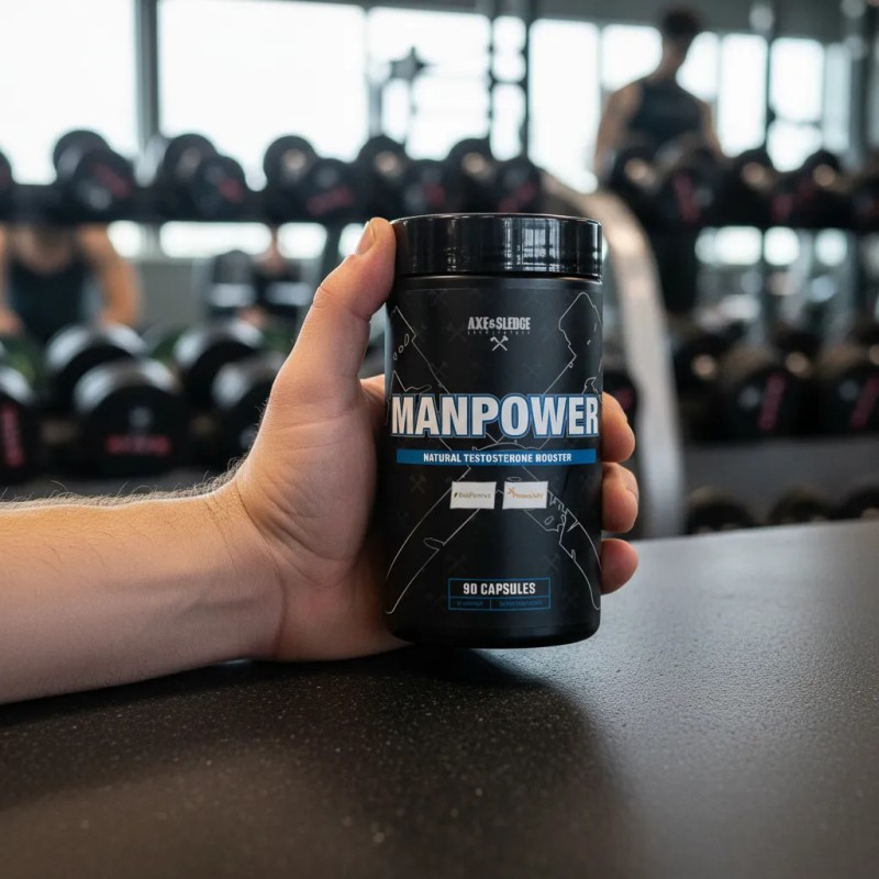 Axe Sledge Manpower Precursor Natural Testosterona 90 Caps Sin Sabor